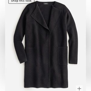 J. Crew Juliette collarless sweater-blazer